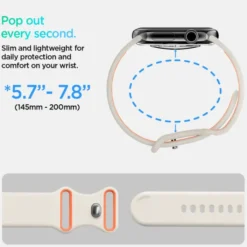 Spigen Apple Watch Se 2022 44Mm|Apple Watch 2 42Mm-PASEK APPLE WATCH 6 / 7 / 8 / 9 / 10 / SE / ULTRA 1 / 2 (44 / 45 / 46 / 49 MM) NANO POP ORANGE BEIGE