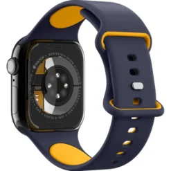 Spigen Apple Watch Se 2022 44Mm|Apple Watch 2 42Mm-PASEK APPLE WATCH 6 / 7 / 8 / 9 / 10 / SE / ULTRA 1 / 2 (44 / 45 / 46 / 49 MM) NANO POP BLUEBERRY GRANATOWY