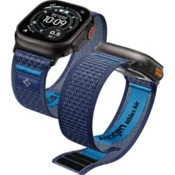 Spigen Apple Watch Se 44Mm|Apple Watch 9 45Mm-PASEK APPLE WATCH 8 / 9 / 10 / 11 / SE / ULTRA (44 / 45 / 46 / 49 MM) ACTIVE ATHLEX AIR 2 NAVY BLUE