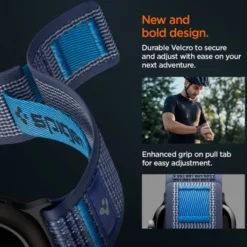 Spigen Apple Watch Se 44Mm|Apple Watch 9 45Mm-PASEK APPLE WATCH 8 / 9 / 10 / 11 / SE / ULTRA (44 / 45 / 46 / 49 MM) ACTIVE ATHLEX AIR 2 NAVY BLUE