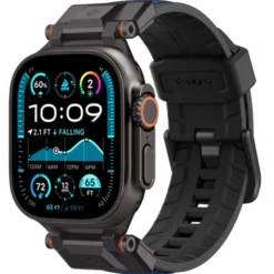Spigen Apple Watch 5 42Mm|Apple Watch 5 45Mm-PASEK APPLE WATCH 6 / 7 / 8 / 9 / 10 / SE / ULTRA 1 / 2 (44 / 45 / 46 / 49 MM) DURAPRO ARMOR GRANATOWY