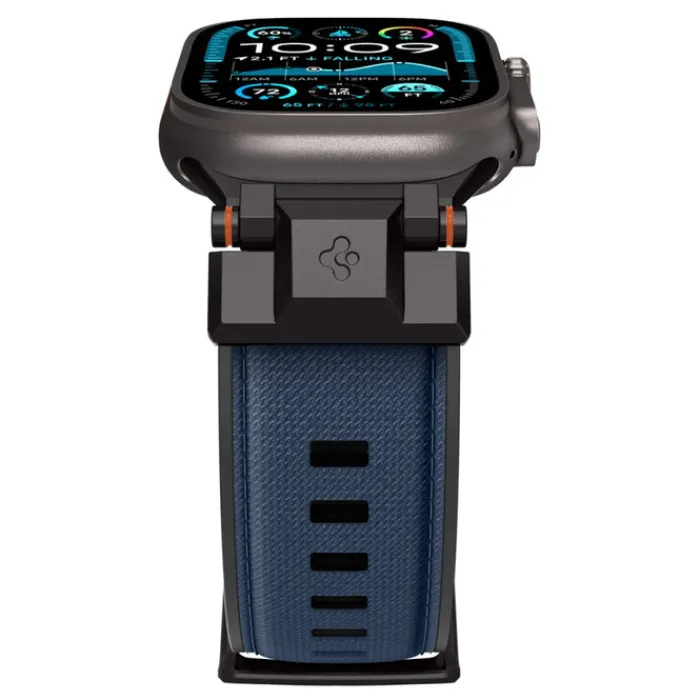 Spigen Apple Watch 5 42Mm|Apple Watch 5 45Mm-PASEK APPLE WATCH 6 / 7 / 8 / 9 / 10 / SE / ULTRA 1 / 2 (44 / 45 / 46 / 49 MM) DURAPRO ARMOR GRANATOWY