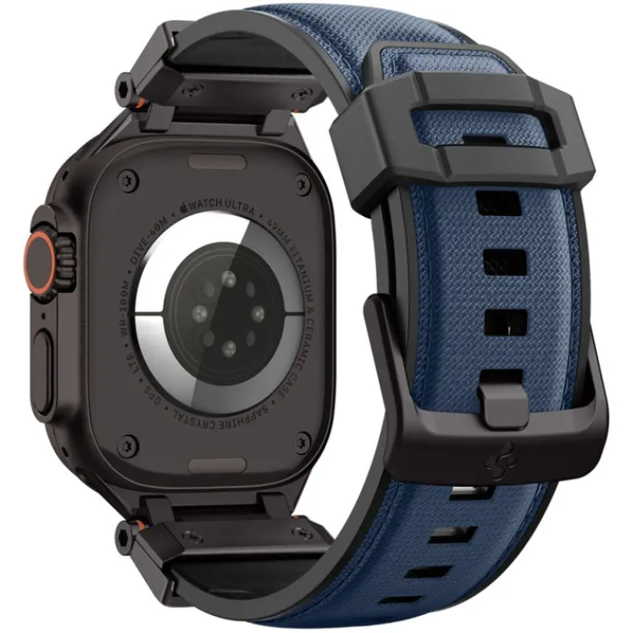Spigen Apple Watch 5 42Mm|Apple Watch 5 45Mm-PASEK APPLE WATCH 6 / 7 / 8 / 9 / 10 / SE / ULTRA 1 / 2 (44 / 45 / 46 / 49 MM) DURAPRO ARMOR GRANATOWY