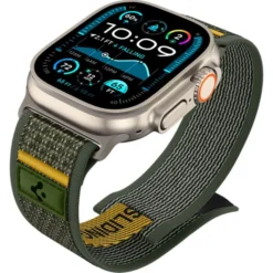 Spigen Apple Watch 5 45Mm|Apple Watch Se 2022 44Mm-PASEK APPLE WATCH 6 / 7 / 8 / 9 / 10 / SE / ULTRA 1 / 2 (44 / 45 / 46 / 49 MM) ACTIVE ATHLEX AIR ZIELONY