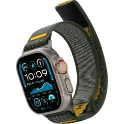 Spigen Apple Watch 5 45Mm|Apple Watch Se 2022 44Mm-PASEK APPLE WATCH 6 / 7 / 8 / 9 / 10 / SE / ULTRA 1 / 2 (44 / 45 / 46 / 49 MM) ACTIVE ATHLEX AIR ZIELONY