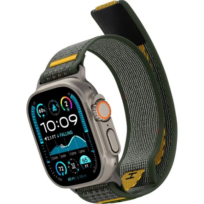 Spigen Apple Watch 5 45Mm|Apple Watch Se 2022 44Mm-PASEK APPLE WATCH 6 / 7 / 8 / 9 / 10 / SE / ULTRA 1 / 2 (44 / 45 / 46 / 49 MM) ACTIVE ATHLEX AIR ZIELONY