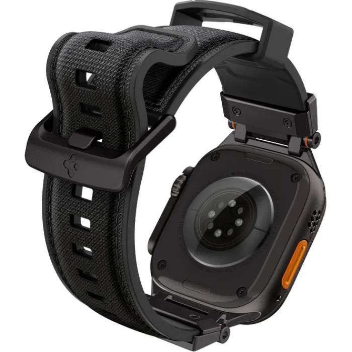 Spigen Apple Watch 5 42Mm|Apple Watch 5 45Mm-PASEK APPLE WATCH 6 / 7 / 8 / 9 / 10 / SE / ULTRA 1 / 2 (44 / 45 / 46 / 49 MM) DURAPRO ARMOR CZARNY