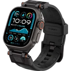 Spigen Apple Watch 5 42Mm|Apple Watch 5 45Mm-PASEK APPLE WATCH 6 / 7 / 8 / 9 / 10 / SE / ULTRA 1 / 2 (44 / 45 / 46 / 49 MM) DURAPRO ARMOR CZARNY