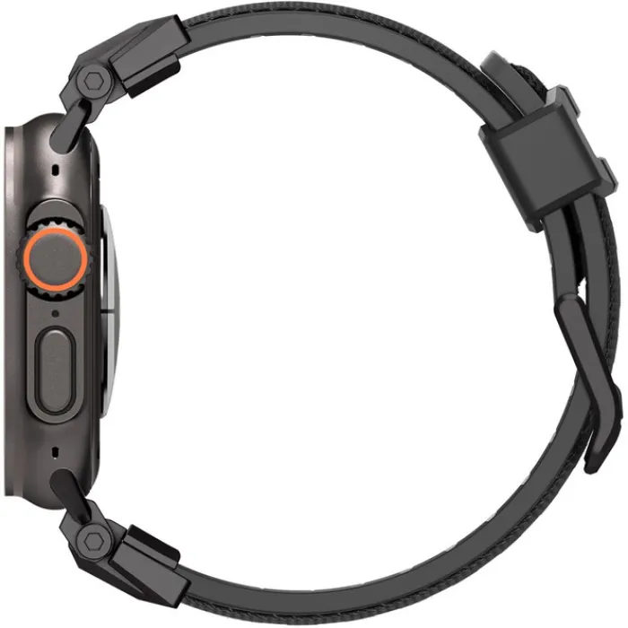 Spigen Apple Watch 5 42Mm|Apple Watch 5 45Mm-PASEK APPLE WATCH 6 / 7 / 8 / 9 / 10 / SE / ULTRA 1 / 2 (44 / 45 / 46 / 49 MM) DURAPRO ARMOR CZARNY