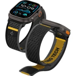 Spigen Apple Watch Se 2022 44Mm|Apple Watch 2 42Mm-PASEK APPLE WATCH 6 / 7 / 8 / 9 / 10 / SE / ULTRA 1 / 2 (44 / 45 / 46 / 49 MM) ACTIVE ATHLEX AIR CZARNY