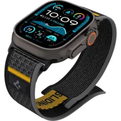 Spigen Apple Watch Se 2022 44Mm|Apple Watch 2 42Mm-PASEK APPLE WATCH 6 / 7 / 8 / 9 / 10 / SE / ULTRA 1 / 2 (44 / 45 / 46 / 49 MM) ACTIVE ATHLEX AIR CZARNY