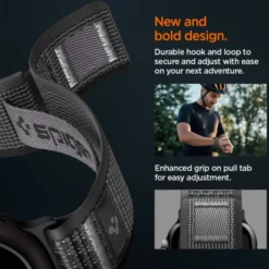 Spigen Apple Watch Se 44Mm|Apple Watch 9 45Mm-PASEK APPLE WATCH 8 / 9 / 10 / 11 / SE / ULTRA (44 / 45 / 46 / 49 MM) ACTIVE ATHLEX AIR 2 BLACK / GREY
