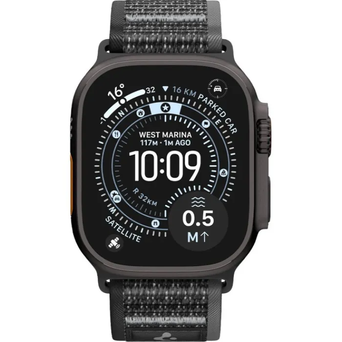 Spigen Apple Watch Se 44Mm|Apple Watch 9 45Mm-PASEK APPLE WATCH 8 / 9 / 10 / 11 / SE / ULTRA (44 / 45 / 46 / 49 MM) ACTIVE ATHLEX AIR 2 BLACK / GREY