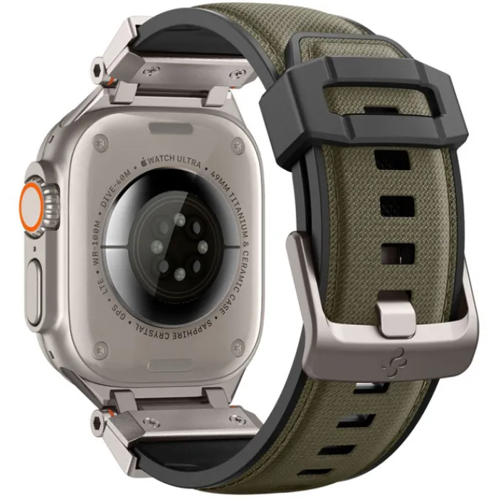 Spigen Apple Watch 5 42Mm|Apple Watch 5 45Mm-PASEK APPLE WATCH 6 / 7 / 8 / 9 / 10 / SE / ULTRA 1 / 2 (44 / 45 / 46 / 49 MM) DURAPRO ARMOR MILITARY GREEN