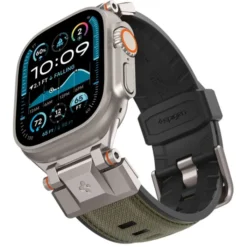 Spigen Apple Watch 5 42Mm|Apple Watch 5 45Mm-PASEK APPLE WATCH 6 / 7 / 8 / 9 / 10 / SE / ULTRA 1 / 2 (44 / 45 / 46 / 49 MM) DURAPRO ARMOR MILITARY GREEN