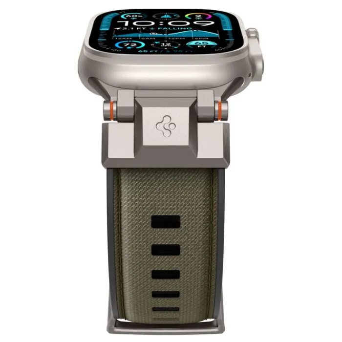 Spigen Apple Watch 5 42Mm|Apple Watch 5 45Mm-PASEK APPLE WATCH 6 / 7 / 8 / 9 / 10 / SE / ULTRA 1 / 2 (44 / 45 / 46 / 49 MM) DURAPRO ARMOR MILITARY GREEN