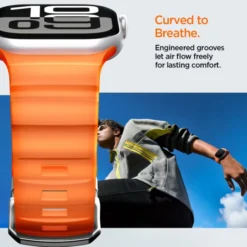 Spigen Apple Watch Se 44Mm|Apple Watch 9 45Mm-PASEK APPLE WATCH 8 / 9 / 10 / 11 / SE / ULTRA (44 / 45 / 46 / 49 MM) WBS2 BAND ORANGE