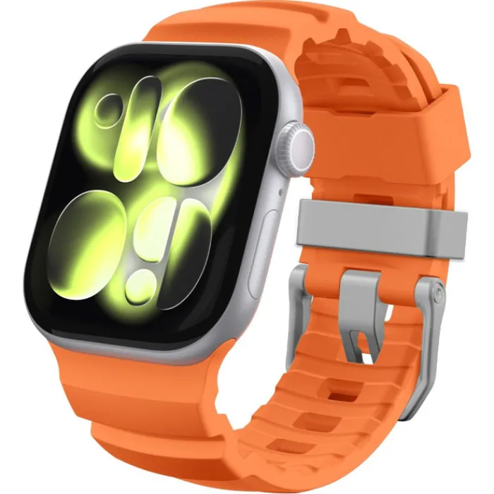 Spigen Apple Watch Se 44Mm|Apple Watch 9 45Mm-PASEK APPLE WATCH 8 / 9 / 10 / 11 / SE / ULTRA (44 / 45 / 46 / 49 MM) WBS2 BAND ORANGE