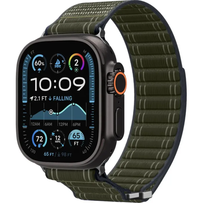 Spigen Apple Watch Se 44Mm|Apple Watch 9 45Mm-PASEK APPLE WATCH 8 / 9 / 10 / 11 / SE / ULTRA (44 / 45 / 46 / 49 MM) WBF0 BAND GREEN