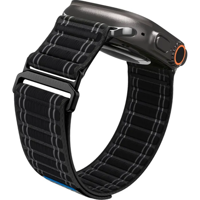 Spigen Apple Watch Se 44Mm|Apple Watch 9 45Mm-PASEK APPLE WATCH 8 / 9 / 10 / 11 / SE / ULTRA (44 / 45 / 46 / 49 MM) WBF0 BAND BLACK