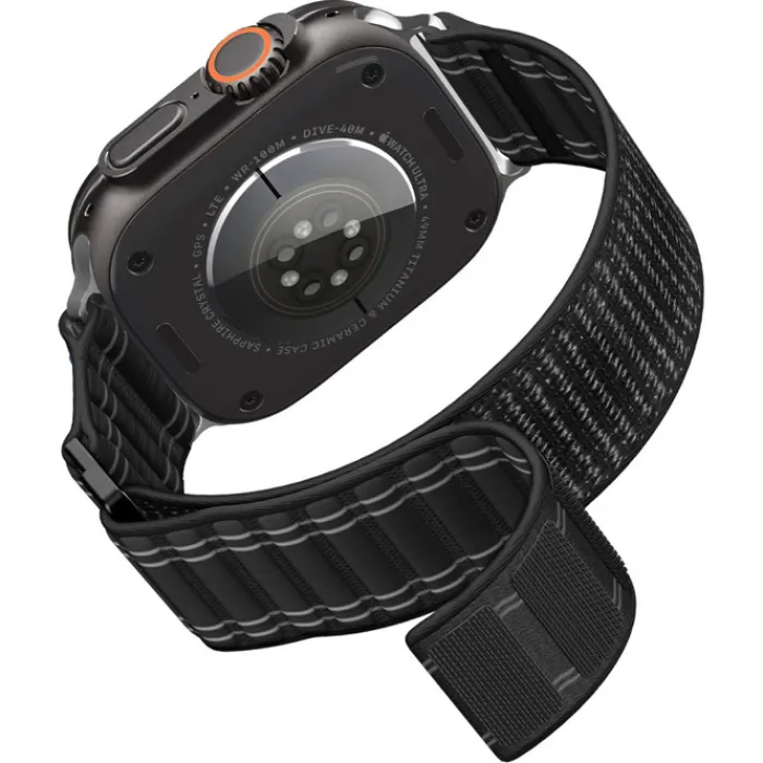 Spigen Apple Watch Se 44Mm|Apple Watch 9 45Mm-PASEK APPLE WATCH 8 / 9 / 10 / 11 / SE / ULTRA (44 / 45 / 46 / 49 MM) WBF0 BAND BLACK