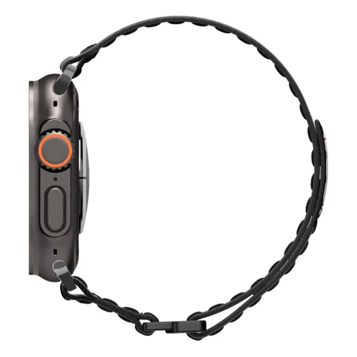 Spigen Apple Watch Se 44Mm|Apple Watch 9 45Mm-PASEK APPLE WATCH 8 / 9 / 10 / 11 / SE / ULTRA (44 / 45 / 46 / 49 MM) WBF0 BAND BLACK