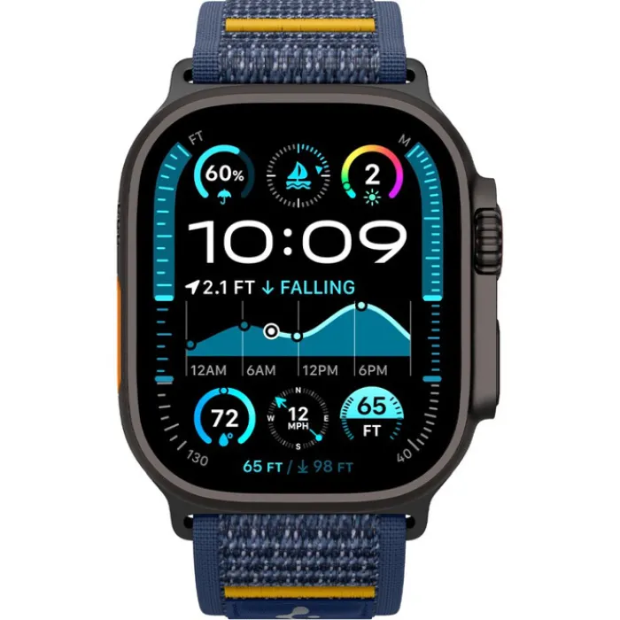 Spigen Apple Watch 5 45Mm|Apple Watch Se 2022 44Mm-PASEK APPLE WATCH 6 / 7 / 8 / 9 / 10 / SE / ULTRA 1 / 2 (44 / 45 / 46 / 49 MM) ACTIVE ATHLEX AIR GRANATOWY