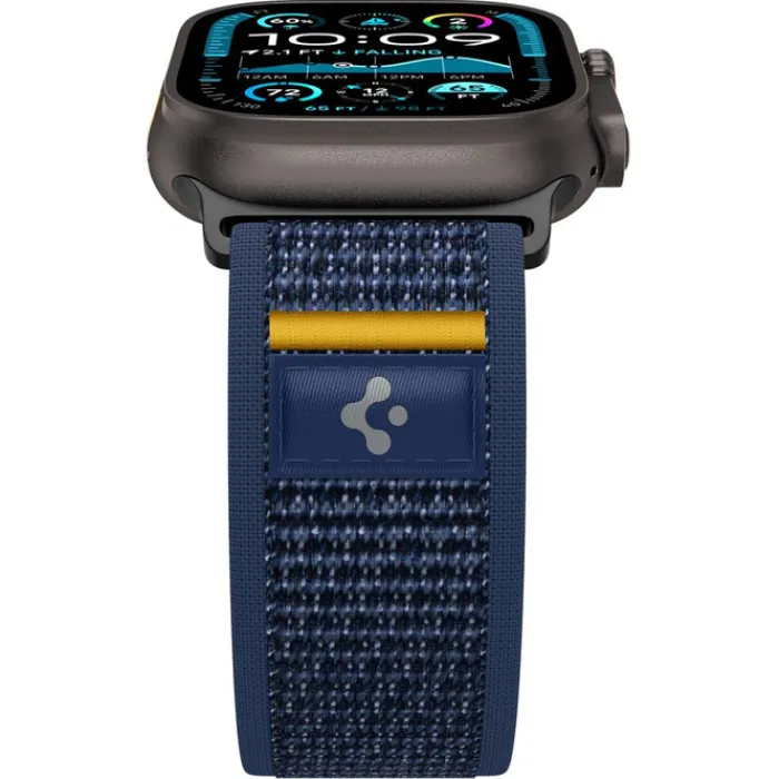 Spigen Apple Watch 5 45Mm|Apple Watch Se 2022 44Mm-PASEK APPLE WATCH 6 / 7 / 8 / 9 / 10 / SE / ULTRA 1 / 2 (44 / 45 / 46 / 49 MM) ACTIVE ATHLEX AIR GRANATOWY
