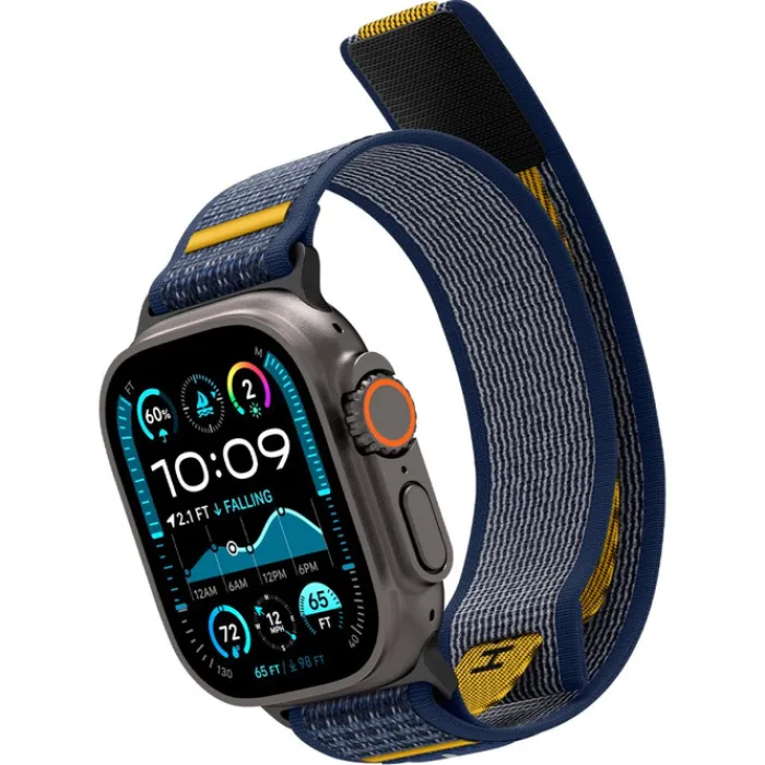 Spigen Apple Watch 5 45Mm|Apple Watch Se 2022 44Mm-PASEK APPLE WATCH 6 / 7 / 8 / 9 / 10 / SE / ULTRA 1 / 2 (44 / 45 / 46 / 49 MM) ACTIVE ATHLEX AIR GRANATOWY