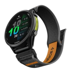Spigen Garmin-PASEK ATHLEX AIR GARMIN QUICKFIT 22 MM ACTIVE BLACK/ORANGE