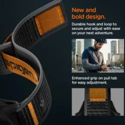 Spigen Garmin-PASEK ATHLEX AIR GARMIN QUICK RELEASE 22 MM ACTIVE BLACK/ORANGE