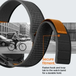 Spigen Garmin-PASEK ATHLEX AIR GARMIN QUICK RELEASE 22 MM ACTIVE BLACK/ORANGE