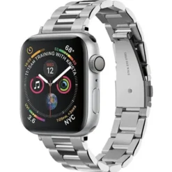Spigen Apple Watch Se 2024 40Mm|Apple Watch 9 41Mm-Pasek Band Modern Fit Apple Watch 9 8 7 SE 2022 38mm 40mm 41mm Silver