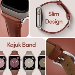 Spigen Apple Watch Se 2024 40Mm|Apple Watch 9 41Mm-Pasek Cyrill Kajuk Apple Watch 9 8 7 SE 2022 38mm 40mm 41mm Chestnut