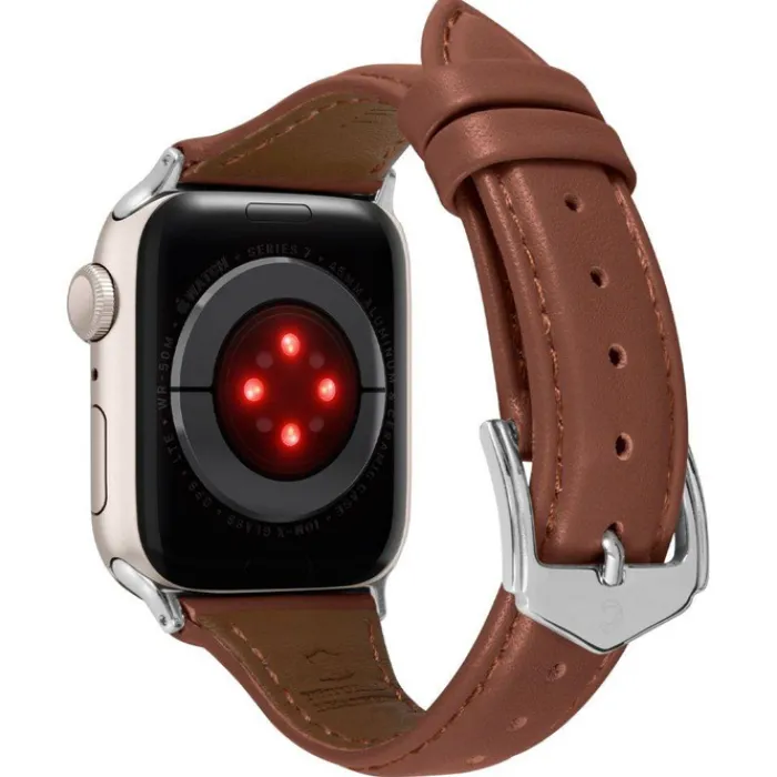 Spigen Apple Watch Se 2024 40Mm|Apple Watch 9 41Mm-Pasek Cyrill Kajuk Apple Watch 9 8 7 SE 2022 38mm 40mm 41mm Chestnut