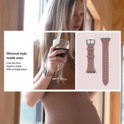 Spigen Apple Watch Se 2024 40Mm|Apple Watch 9 41Mm-Pasek Cyrill Kajuk Apple Watch 9 8 7 SE 2022 38mm 40mm 41mm Rose