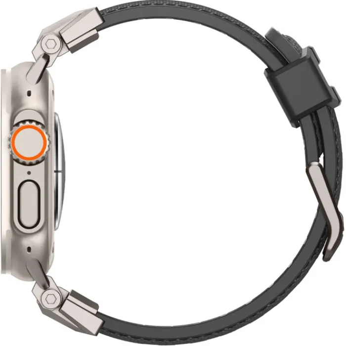Spigen Apple Watch Se 44Mm|Apple Watch 9 45Mm-Pasek Durapro Armor Apple Watch Ultra 9 8 7 6 5 4 3 SE 2022 42mm 44mm 45mm 49mm Czarny