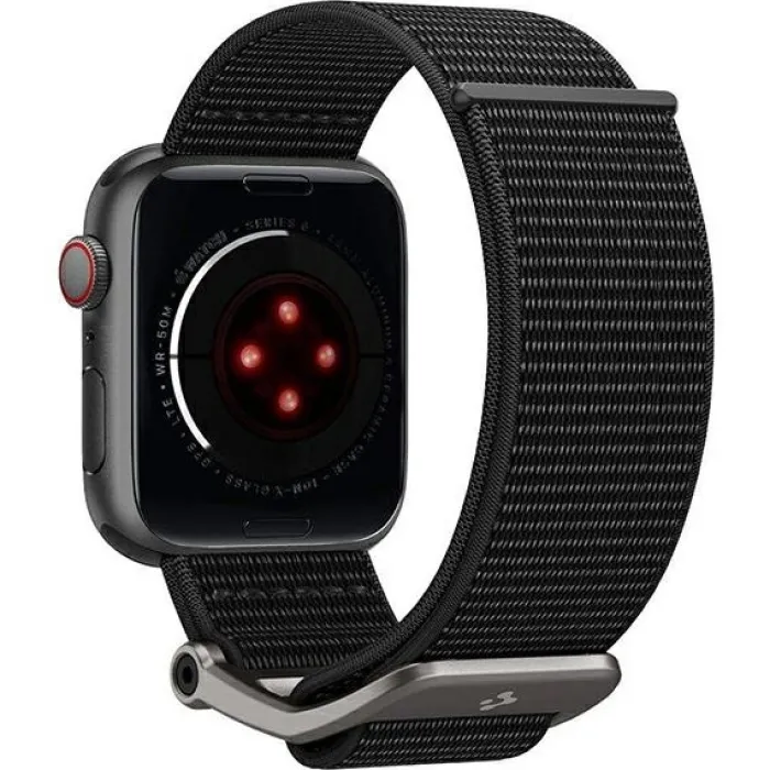 Spigen Apple Watch Se 44Mm|Apple Watch 9 45Mm-Pasek Durapro Flex Apple Watch Ultra 9 8 7 SE 2022 42mm 44mm 45mm 49mm Czarny