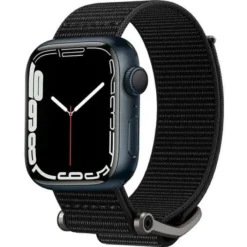 Spigen Apple Watch Se 44Mm|Apple Watch 9 45Mm-Pasek Durapro Flex Apple Watch Ultra 9 8 7 SE 2022 42mm 44mm 45mm 49mm Czarny