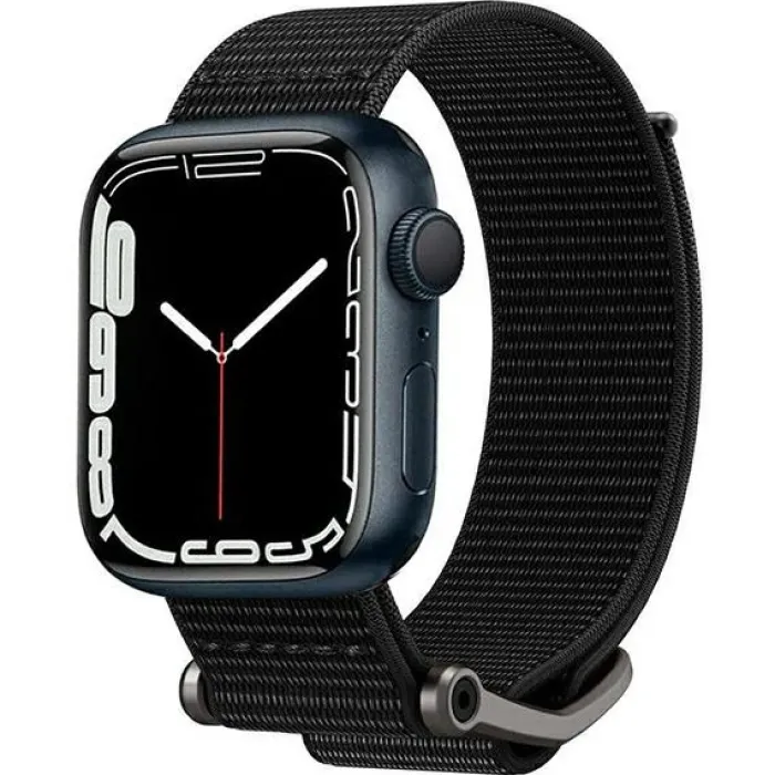 Spigen Apple Watch Se 44Mm|Apple Watch 9 45Mm-Pasek Durapro Flex Apple Watch Ultra 9 8 7 SE 2022 42mm 44mm 45mm 49mm Czarny