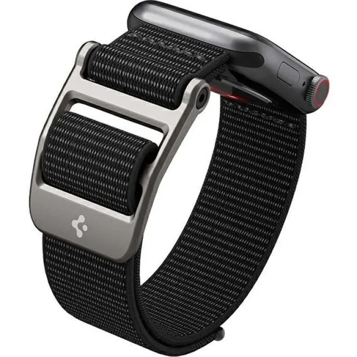 Spigen Apple Watch Se 44Mm|Apple Watch 9 45Mm-Pasek Durapro Flex Apple Watch Ultra 9 8 7 SE 2022 42mm 44mm 45mm 49mm Czarny