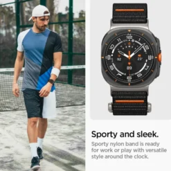 Spigen Galaxy Watch Ultra 47Mm|Samsung-PASEK DURAPRO FLEX SAMSUNG GALAXY WATCH ULTRA (47 MM) BLACK