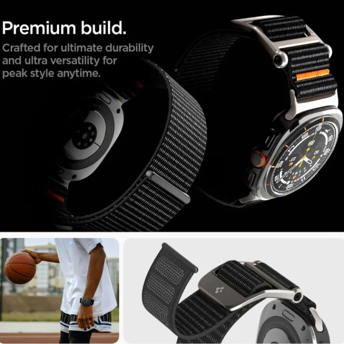 Spigen Galaxy Watch Ultra 47Mm|Samsung-PASEK DURAPRO FLEX SAMSUNG GALAXY WATCH ULTRA (47 MM) BLACK