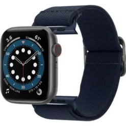 Spigen Apple Watch Se 44Mm|Apple Watch 9 45Mm-Pasek Fit Lite Apple Watch Ultra 9 8 7 SE 2022 42mm 44mm 45mm 49mm Niebieski
