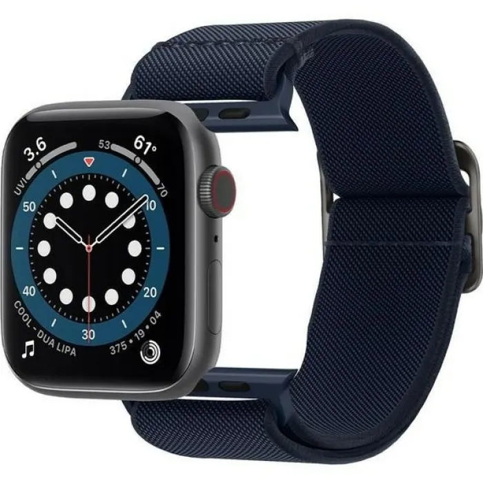 Spigen Apple Watch Se 44Mm|Apple Watch 9 45Mm-Pasek Fit Lite Apple Watch Ultra 9 8 7 SE 2022 42mm 44mm 45mm 49mm Niebieski