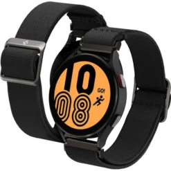 Spigen Galaxy Watch 4 40Mm|Galaxy Watch 4 44Mm-Pasek Fit Lite Samsung Galaxy Watch 4 40 / 42 / 44 / 46 mm Black