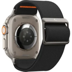 Spigen Apple Watch Se 44Mm|Apple Watch 9 45Mm-Pasek Fit Lite Ultra Apple Watch Ultra 9 8 7 SE 2022 42mm 44mm 45mm 49mm Czarny