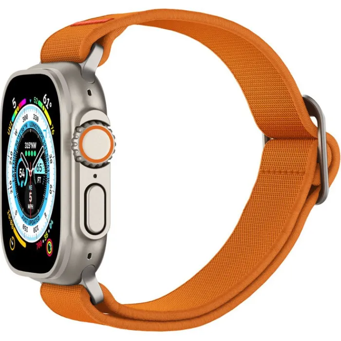 Spigen Apple Watch Se 44Mm|Apple Watch 9 45Mm-Pasek Fit Lite Ultra Apple Watch 4 / 5 / 6 / 7 / 8 / 9 / Se / Ultra (42 / 44 / 45 / 49 Mm) Orange