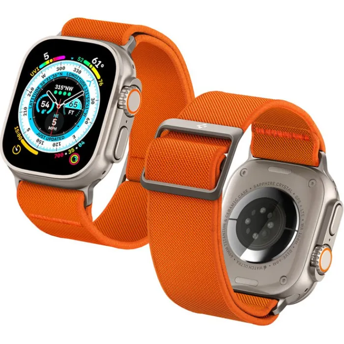 Spigen Apple Watch Se 44Mm|Apple Watch 9 45Mm-Pasek Fit Lite Ultra Apple Watch 4 / 5 / 6 / 7 / 8 / 9 / Se / Ultra (42 / 44 / 45 / 49 Mm) Orange