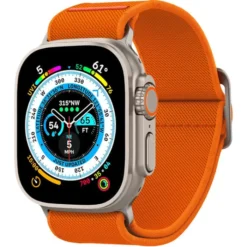 Spigen Apple Watch Se 44Mm|Apple Watch 9 45Mm-Pasek Fit Lite Ultra Apple Watch 4 / 5 / 6 / 7 / 8 / 9 / Se / Ultra (42 / 44 / 45 / 49 Mm) Orange